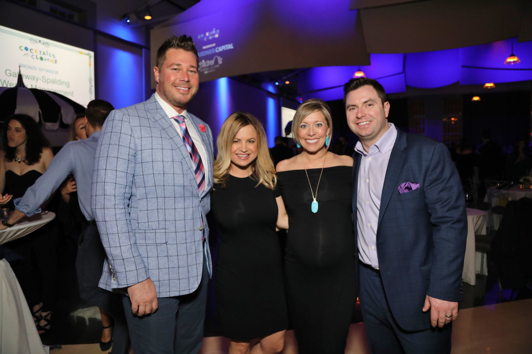 Cory and Hilary Lenzen, Adria and Andrew Gilstrip